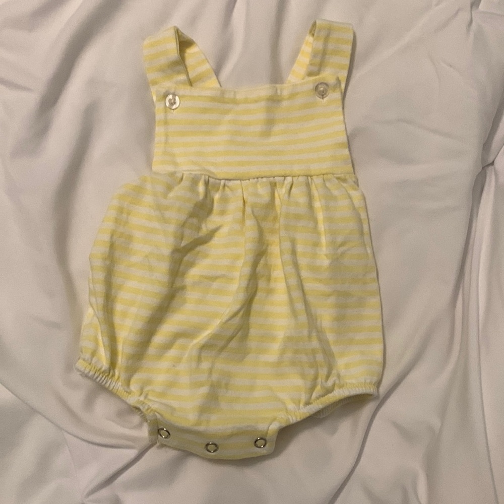 Stitchy fish yellow sun suit